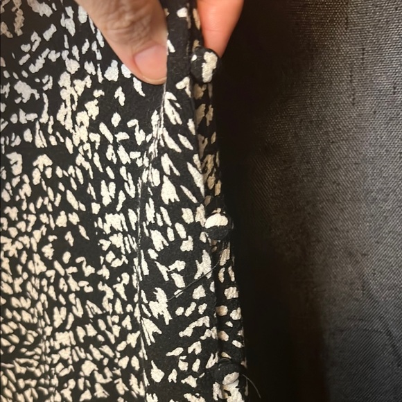 Free People Dress Black & White with decorative buttons down one side. Size 4 - Picture 4 of 15